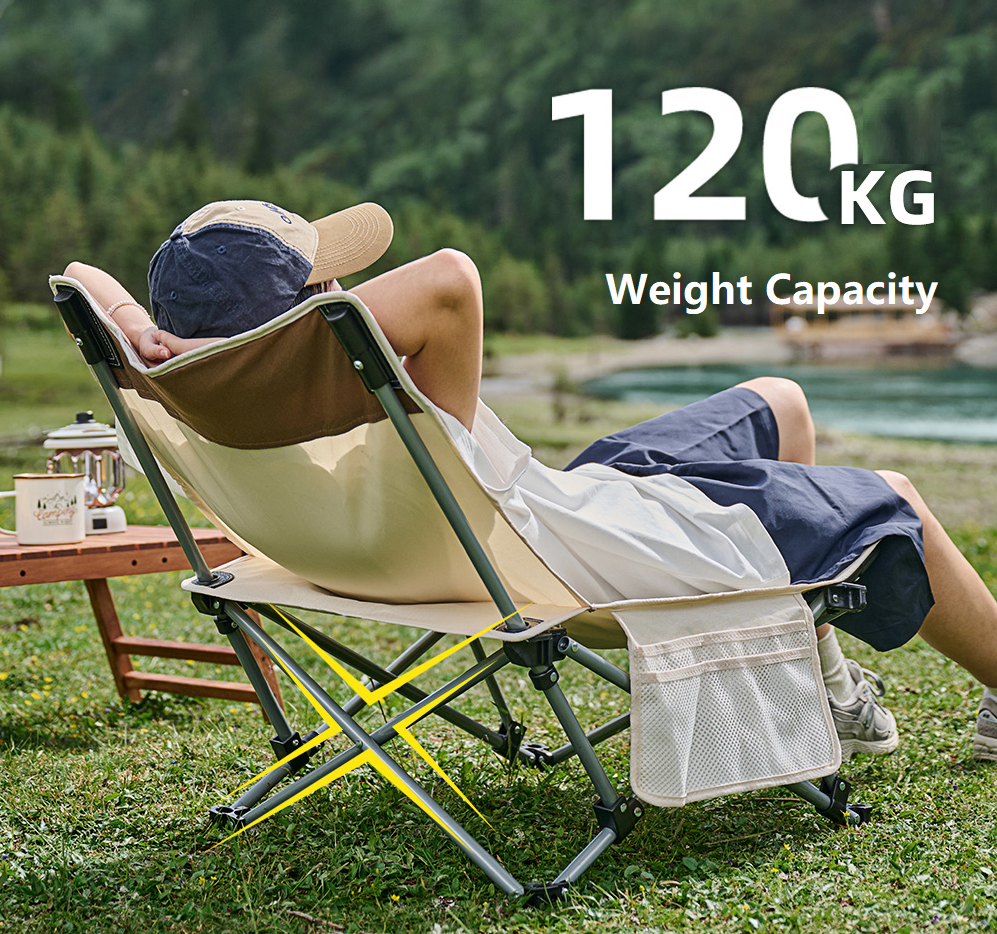 Portable Folding Beach Chair – Enhanced Size & Comfort