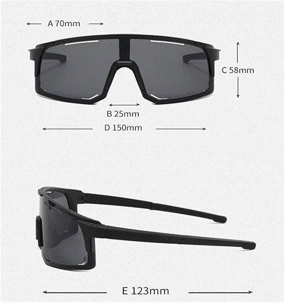ECOTREK Fashion Cycling Sports Sunglasses – Windproof Outdoor Glasses for Men & Women LX03