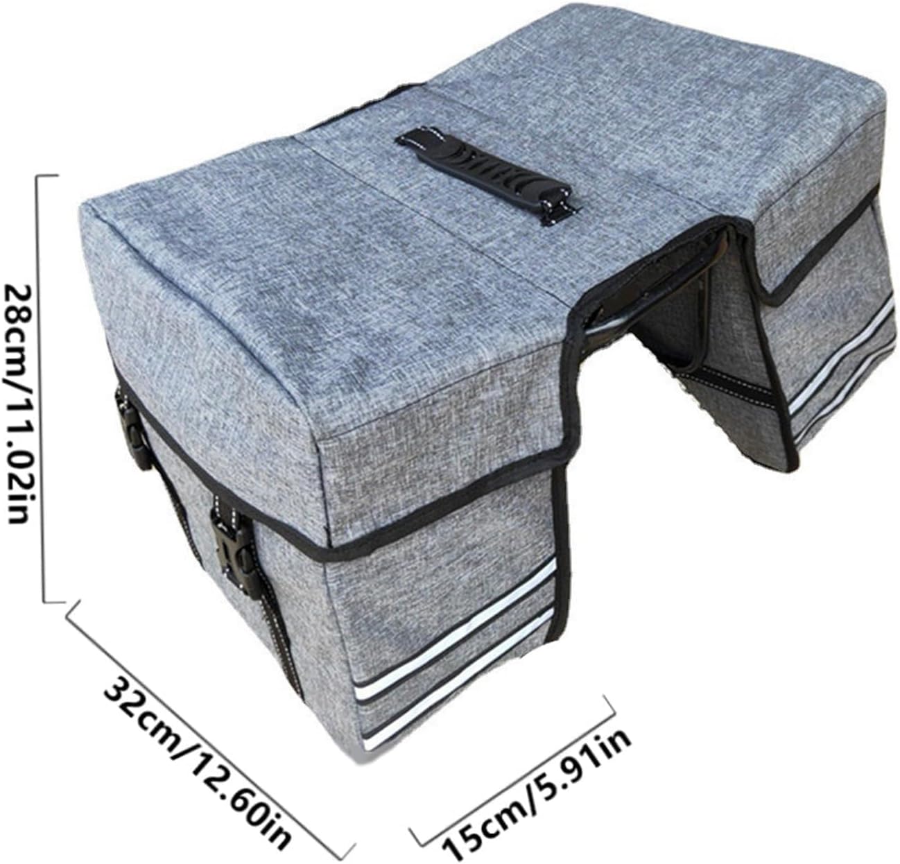 Bicycle Panniers with Reflective Safety Trim – 25L | Mountain, Road & Electric Bike JS6019