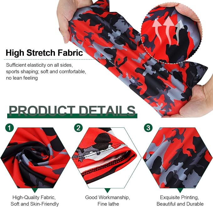 Ice Silk Cooling Face Cover Bandana & Neck Gaiter –  HX5401