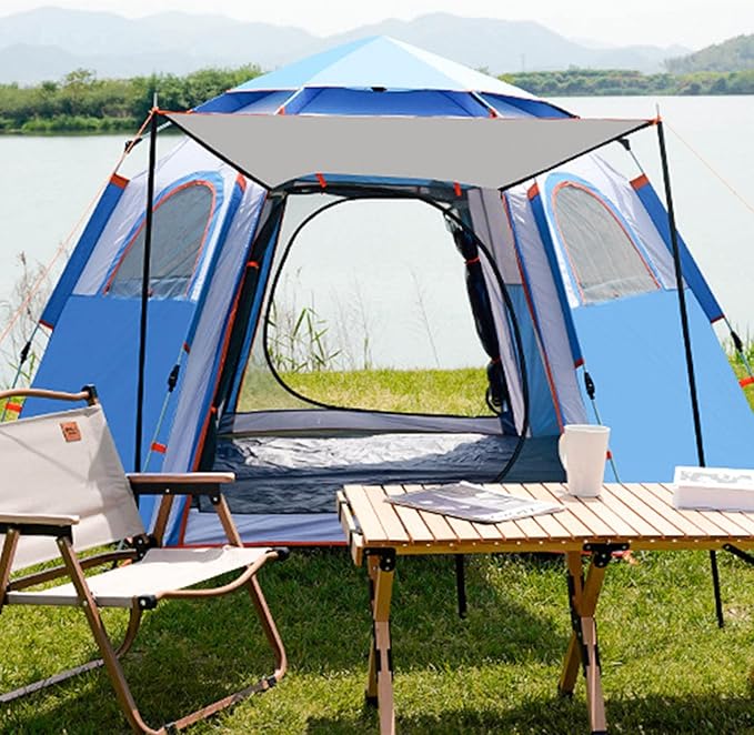 Hexagonal Camping Tent - Durable, Quick Setup