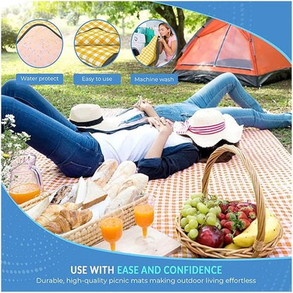 Ecotrek Waterproof Picnic Mat Blanket – 200 × 200 cm THTF50110