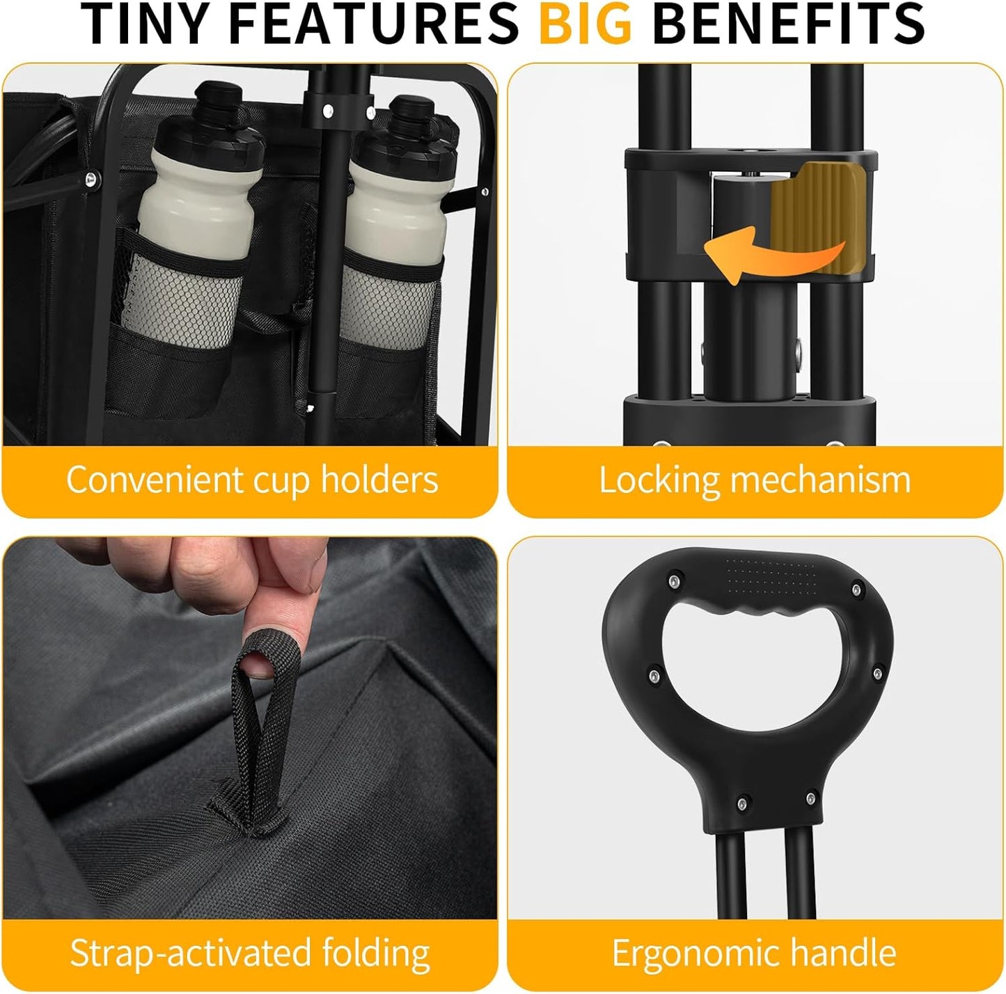 Foldable Wagon, Beach Cart Trolley