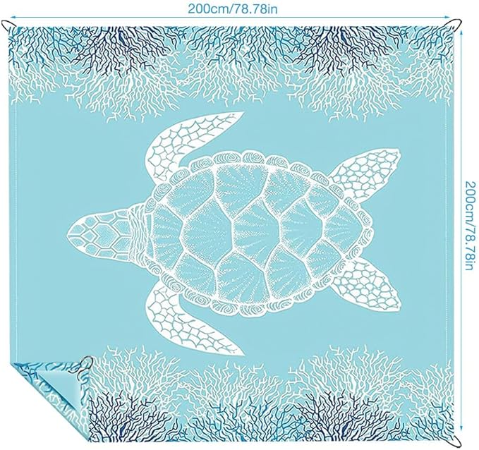 Sandproof Beach Mat – 200 × 200 cm