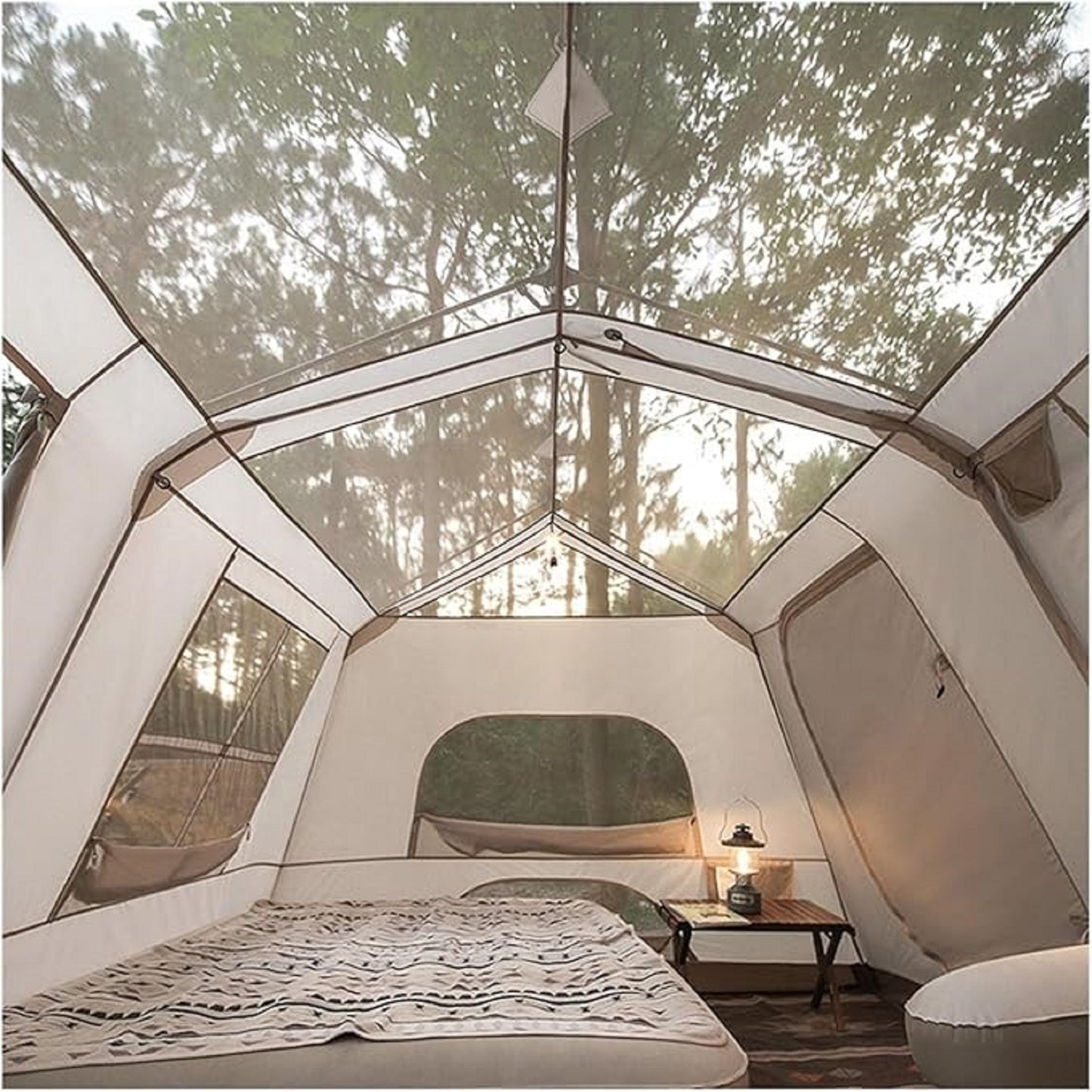 Family Tent Automatic Tent –Double Layers PU3000+ Waterproof,Two Bedroomsu LCF01620