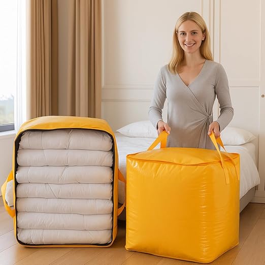Large Moving Bags – Waterproof Storage Bags with Double Zip Pulls HZ51001