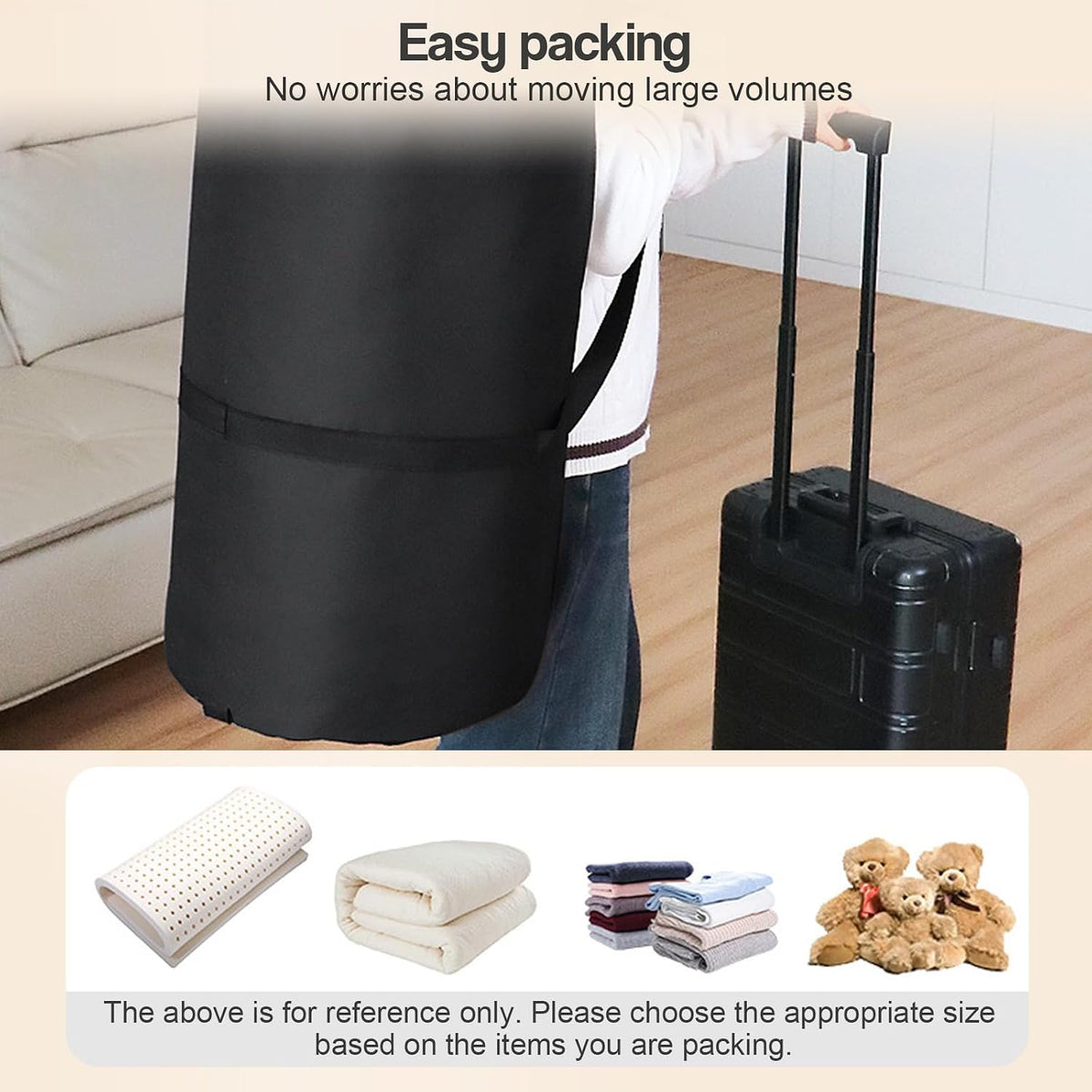 ECOTREK Cylindrical Storage Bag for Rolled Bedding & Tents – 46 cm Diameter BL17003