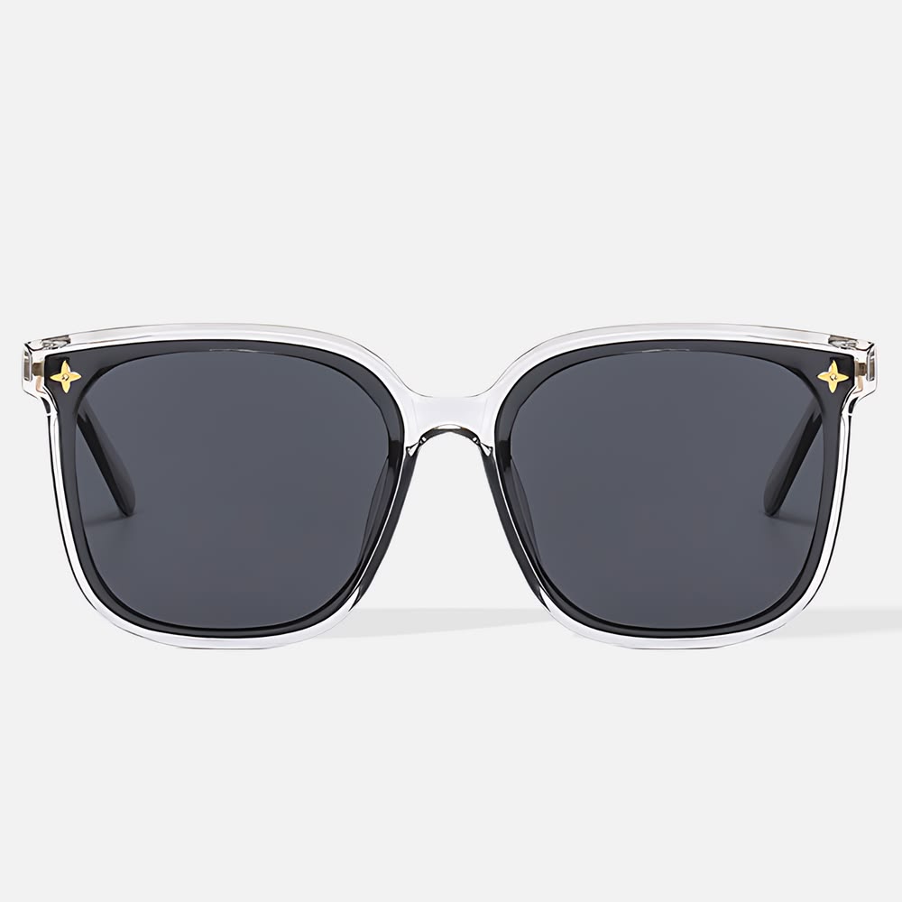 ECOTREK Women’s Oversized Sunglasses – UV400 Retro Square Fashion Shades LX07
