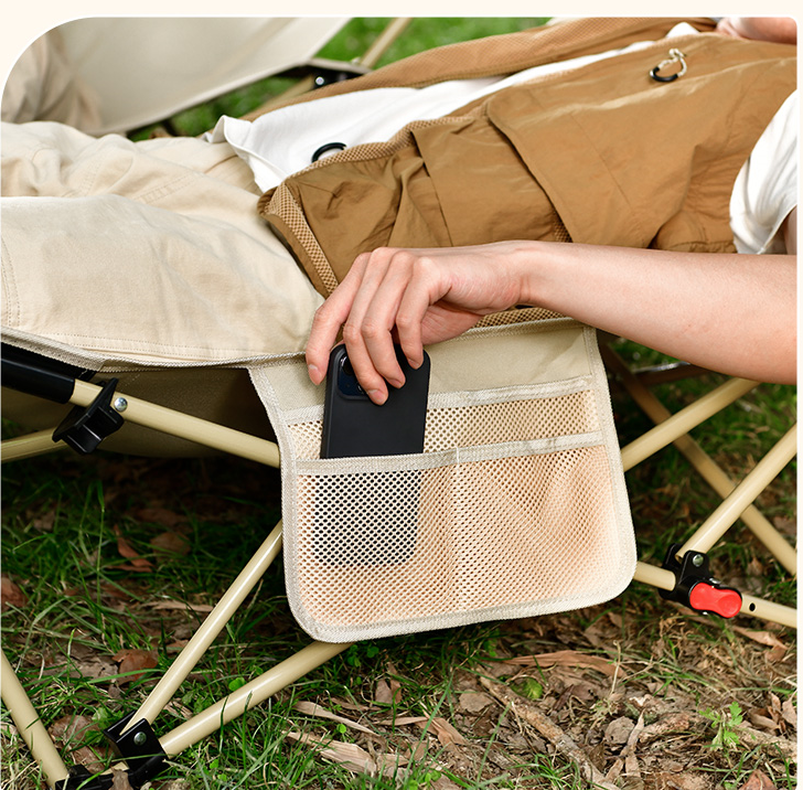 Portable Folding Beach Chair – Enhanced Size & Comfort