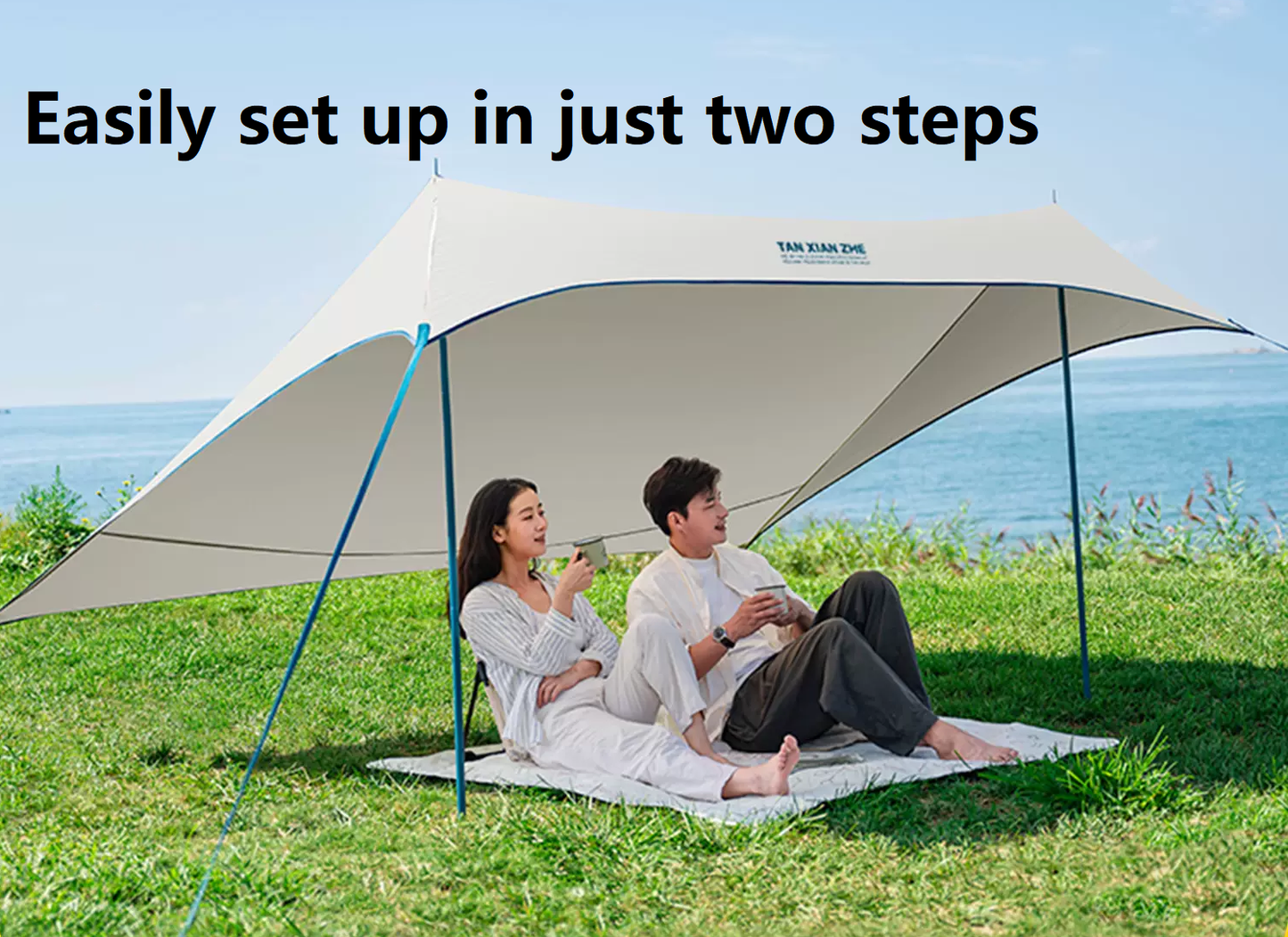Canopy Tent – Ultra-Lightweight Outdoor Camping Shade with Silver Coating