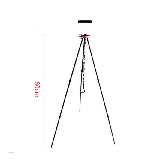 Portable Camping Bonfire Tripod Frame – Adjustable Hanging Chain | Aluminium Alloy HS23711