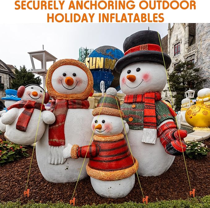 Heavy Duty Steel Tent Stakes – 30cm Metal Tent Pegs