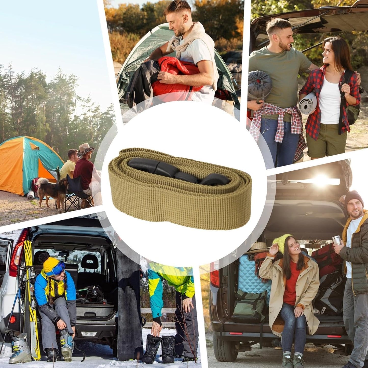 Luggage Straps – Adjustable Travel Packing Straps