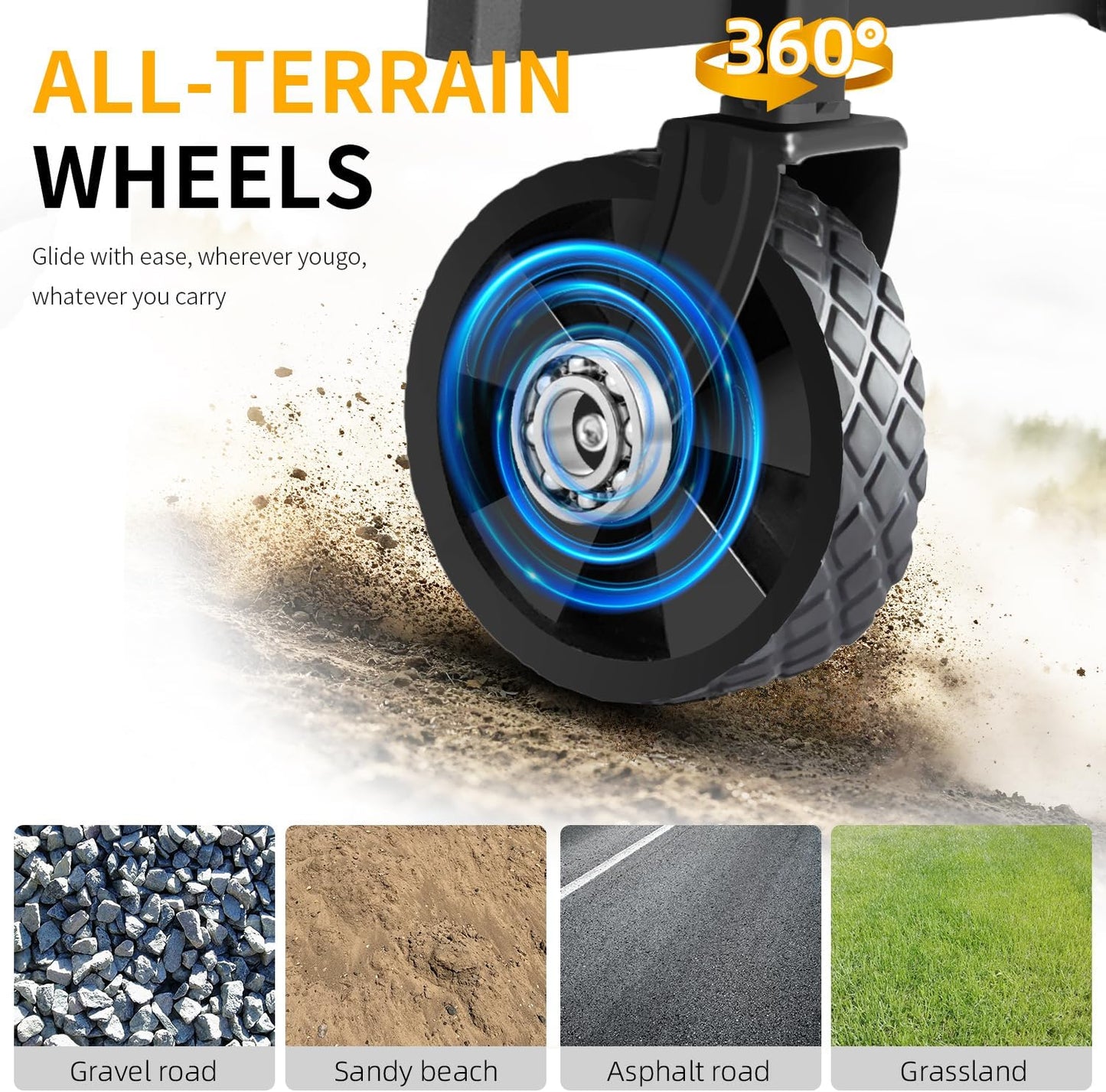 Foldable Wagon, Beach Cart Trolley