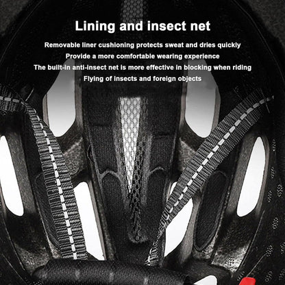 Ecotrek Adult Bicycle Helmet – Adjustable Cycling Helmet with Removable Goggles HT53107