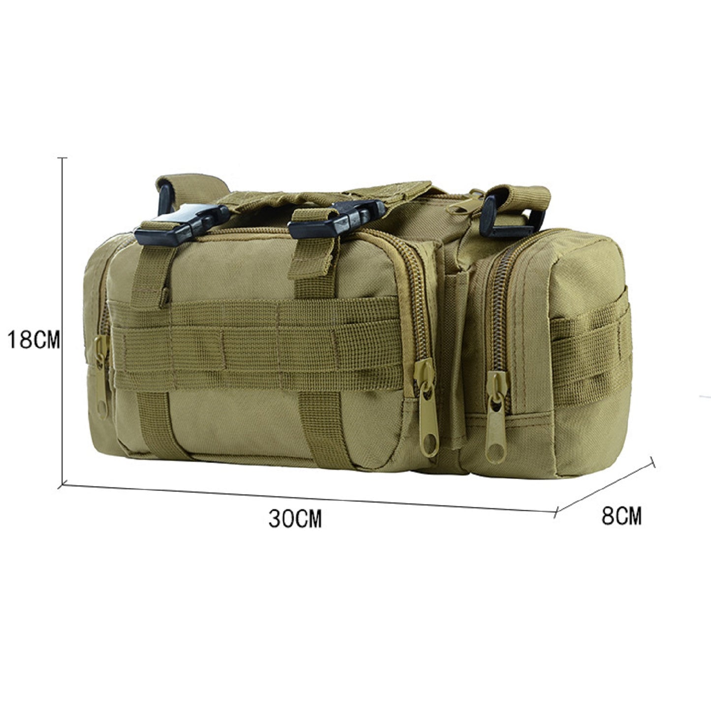 DSLR Camera Sling Bag - Waterproof Tactical Outdoor Waist / Shoulder Bag BL9011