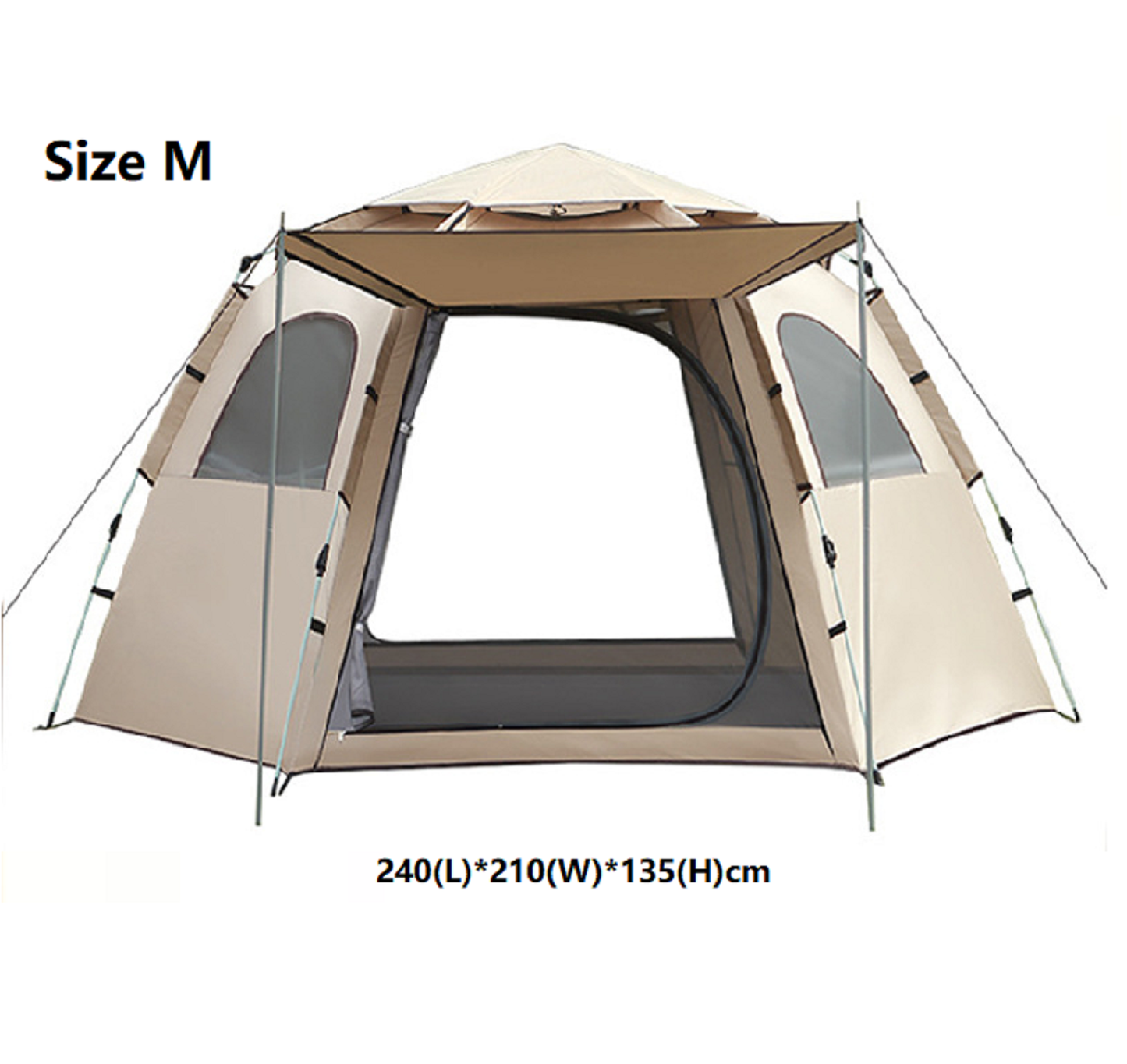 Hexagonal Camping Tent - Durable, Quick Setup