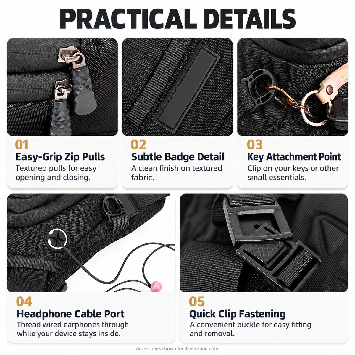 Motorcycle Hard-Shell Thigh Bag – BQF131510
