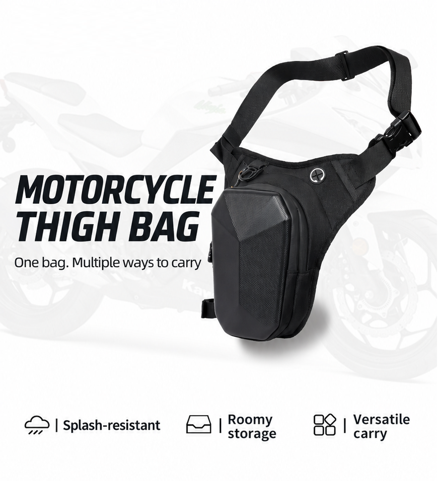 Motorcycle Hard-Shell Thigh Bag – BQF131510