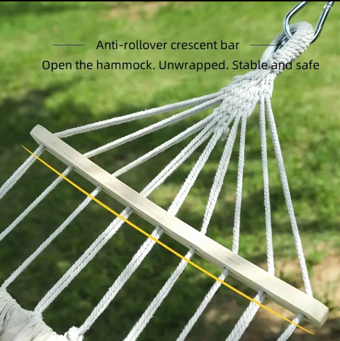 Double Reinforced Anti-Tip Hammock