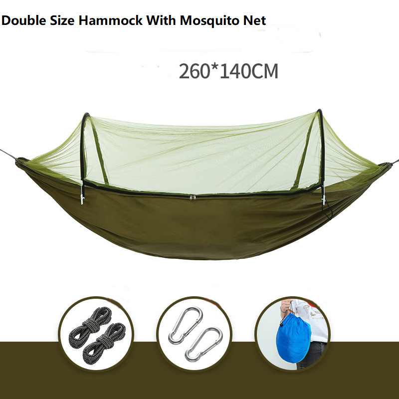 ECOTREK-Portable Automatic Quick-Open Mosquito Hammock with Net