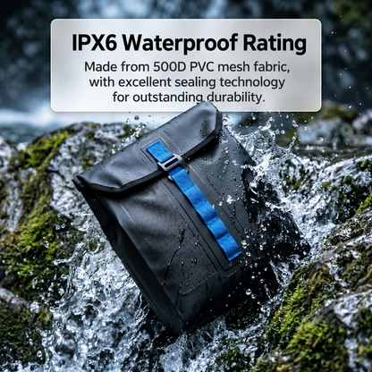 Waterproof Roll-Top Bag for E-Bikes, Motorcycles & Bicycles XY13451