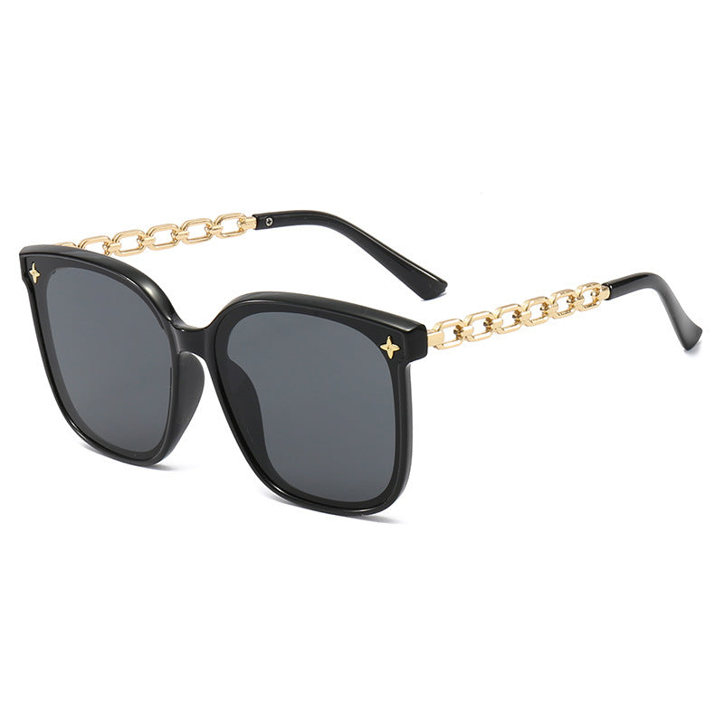 ECOTREK Women’s Oversized Sunglasses – UV400 Retro Square Fashion Shades LX07