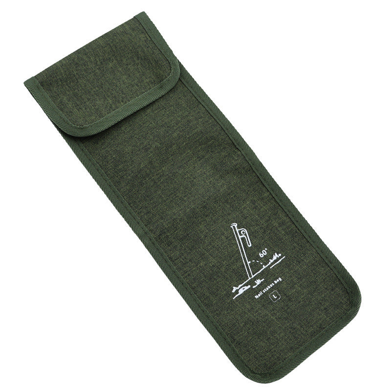 Tent Stakes Storage Bag - Camping Peg Organiser Pouch for 8"-12" Steel Nails CZ7502
