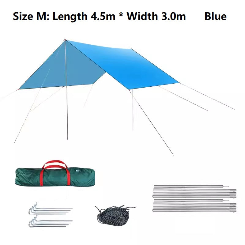 Square Sun Shade Sail – Waterproof Outdoor Canopy for Garden, Patio, and Parties