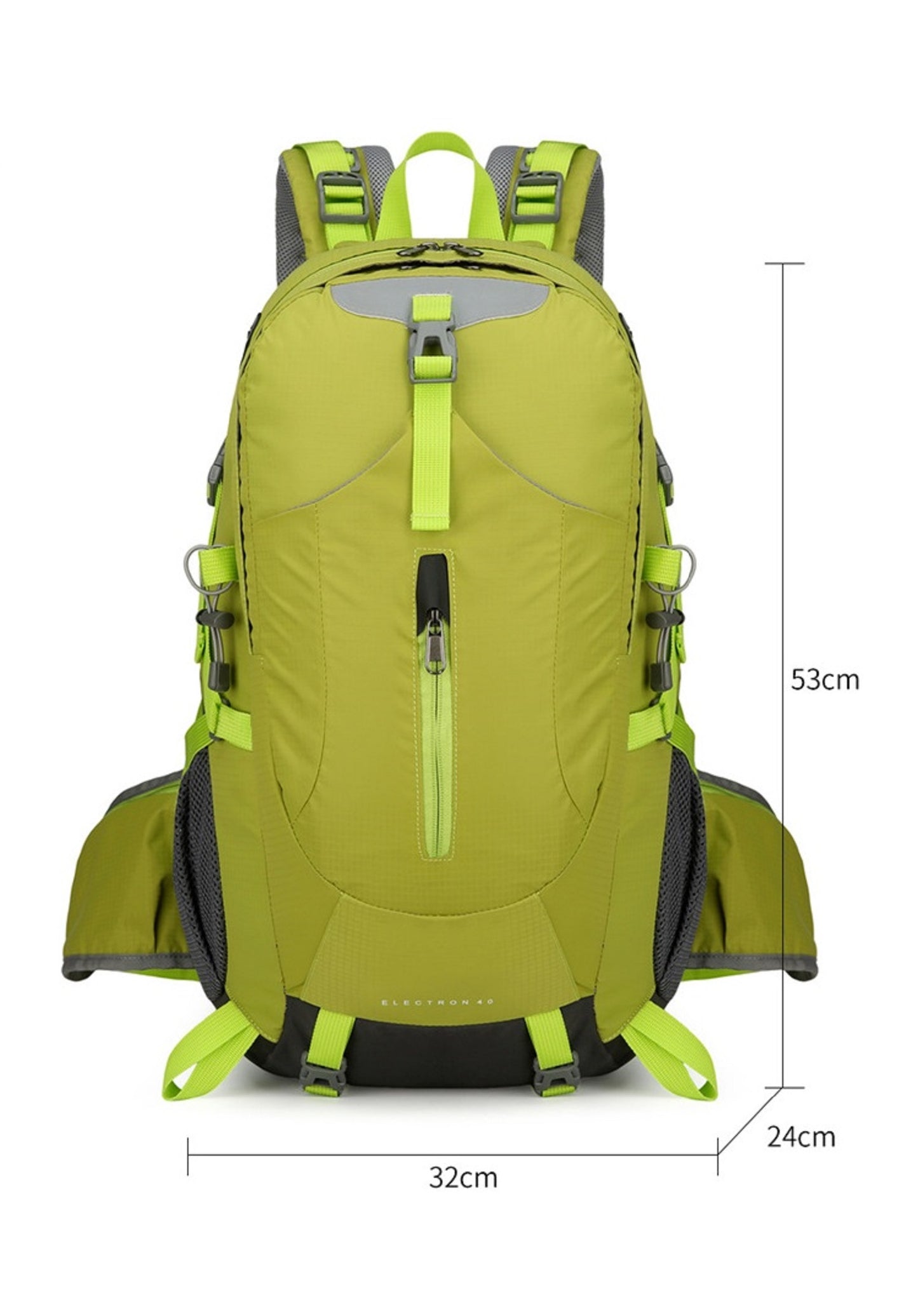 ECOTREK 40L Hiking Backpack – Waterproof Camping, Travel & School Camp Backpack RB3011