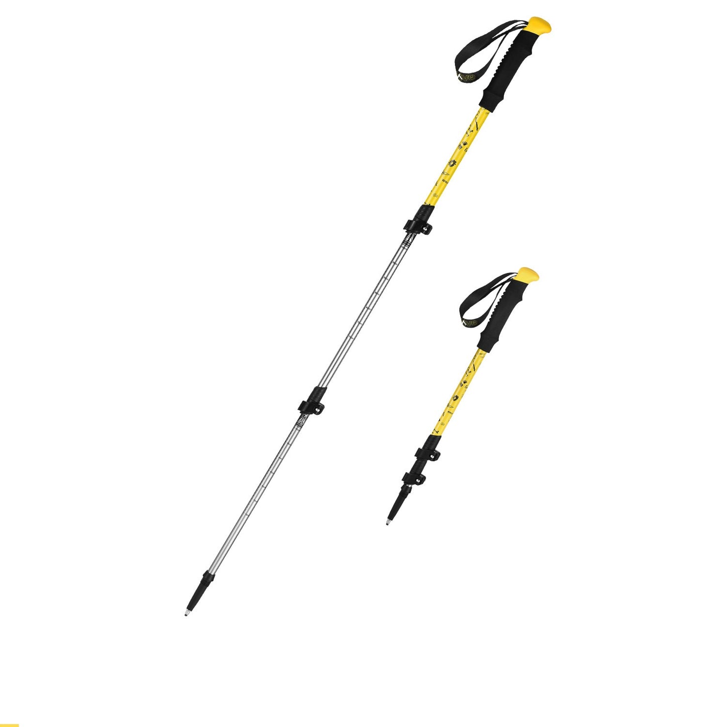 Telescopic Trekking Poles – Collapsible Hiking Sticks for Users up to 150 cm PRI50128