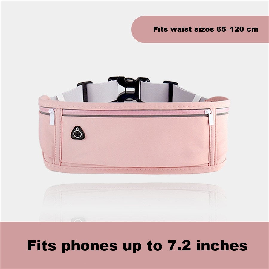 Running Belt – Waterproof, Adjustable, Elastic Strap, Sweatproof Waist