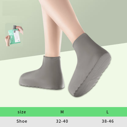 Ecotrek Waterproof Silicone Shoe Covers – Reusable Anti-Slip Rain Boot Protectors (1 Pair) YR6602