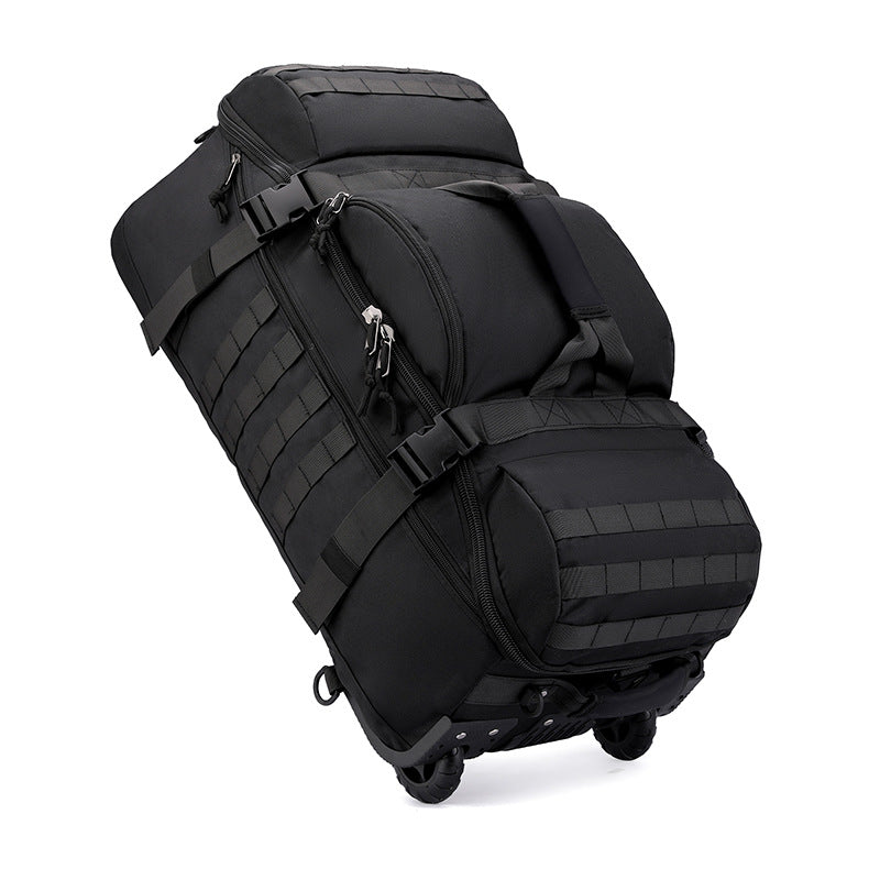 80L Travel Duffel Backpack | Foldable Convertible Holdall with Hidden Straps CP7286