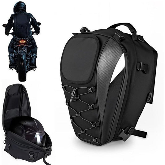 ECOTREK Expandable Waterproof Motorcycle Tail Bag & Backpack 25L–38L BQF1111