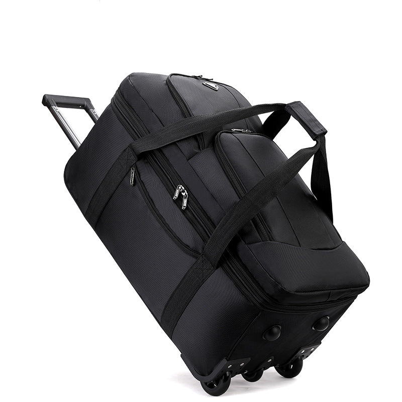 Expandable Rolling Checked-In Duffle Bag with Wheels