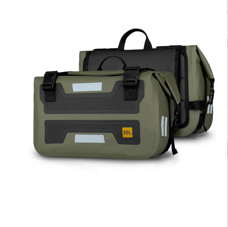 ECOTREK Motorcycle Saddlebags – Double Side Saddle Bag, 60L Waterproof Pannier YJ7303