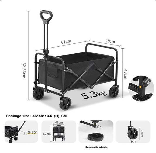 Foldable Wagon, Beach Cart Trolley