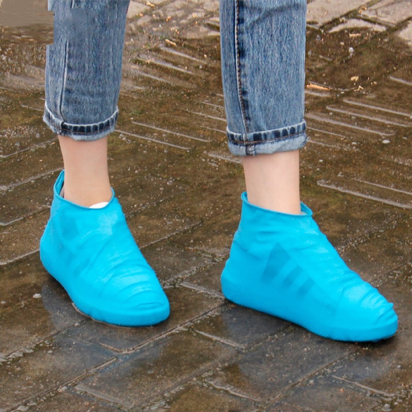 Waterproof Silicone Shoe Covers – Reusable Anti-Slip Rain Boot Protectors (1 Pair)