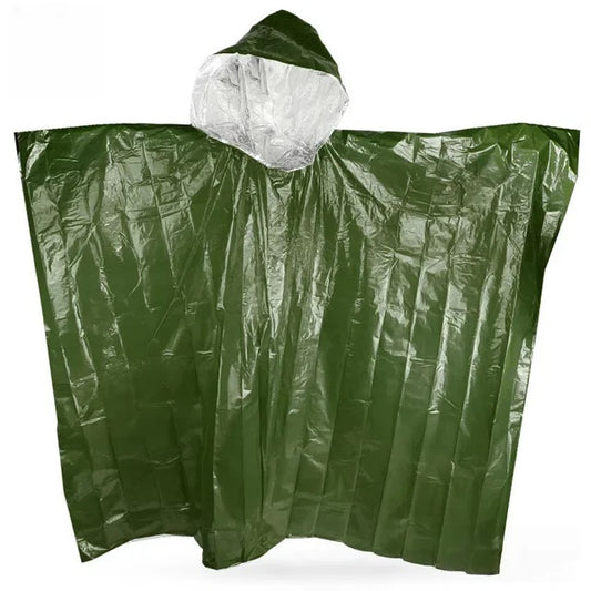 Emergency Thermal Blanket & Raincoat – Compact, Waterproof LCK7011