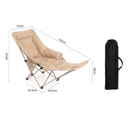 Ecotrek Adjustable Moon Lounge Chair – Folding Reclining Chair FY7261