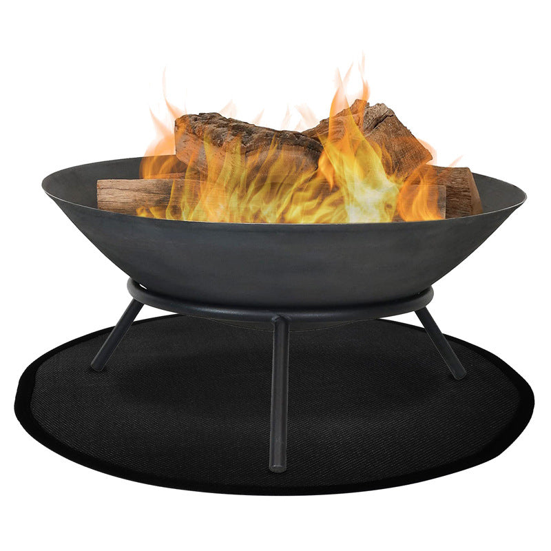 ECOTREK Round Heat-Resistant Fire Pit Mat – HC15003
