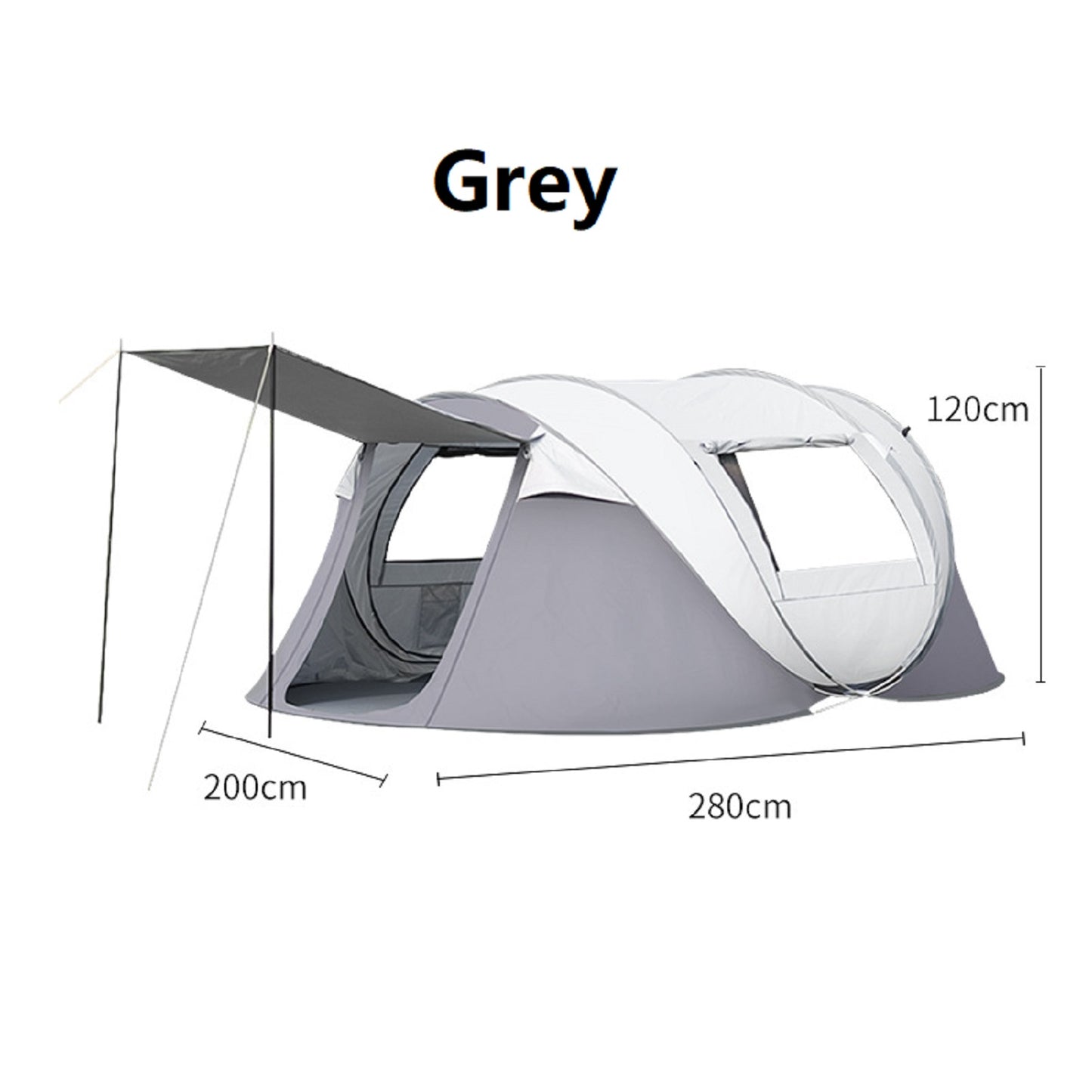 Portable Instant Pop-Up Boat-Shaped Tent