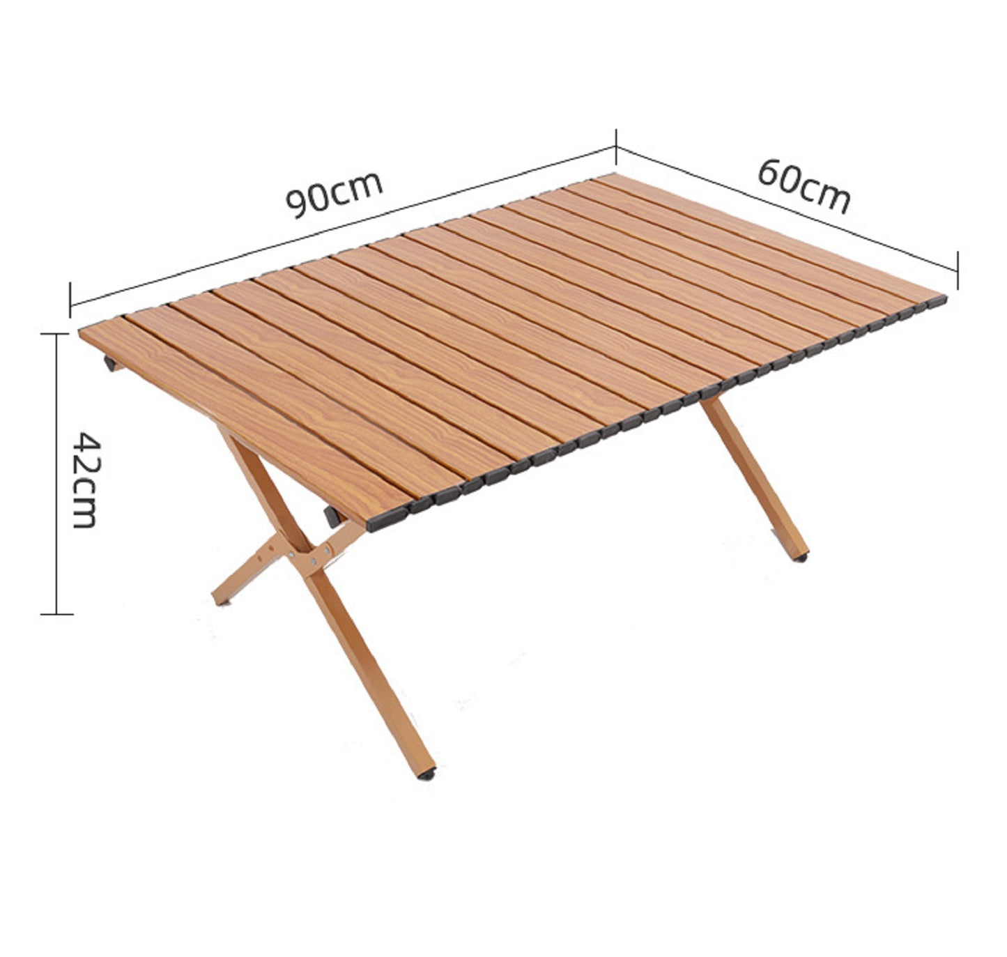 Outdoor Folding Picnic Table - Explorer Egg Roll Camping Table 90x60x42cm LFRD5046