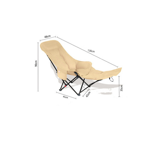 Adjustable Moon Lounge Chair – Folding Reclining Chair QYHH9281