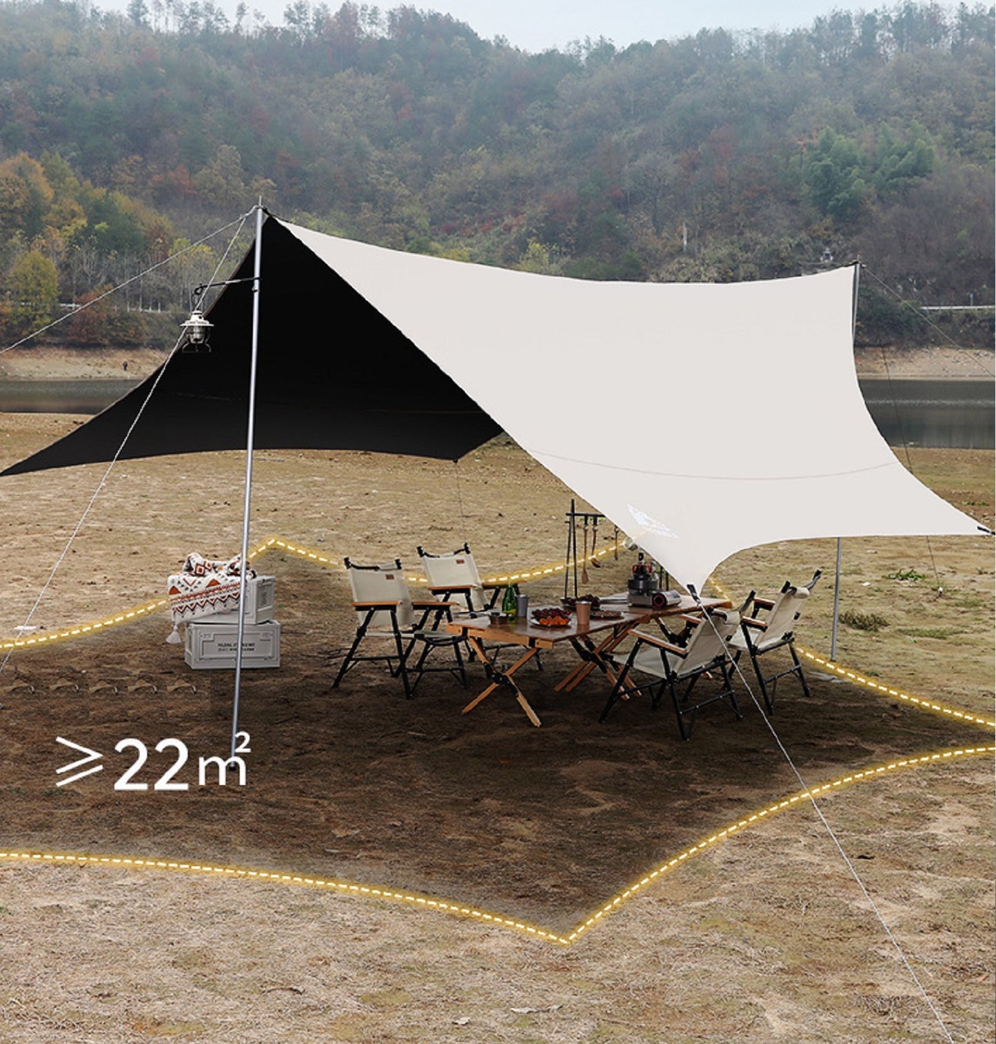 Large Butterfly-Style Blackout Canopy – Waterproof & Portable