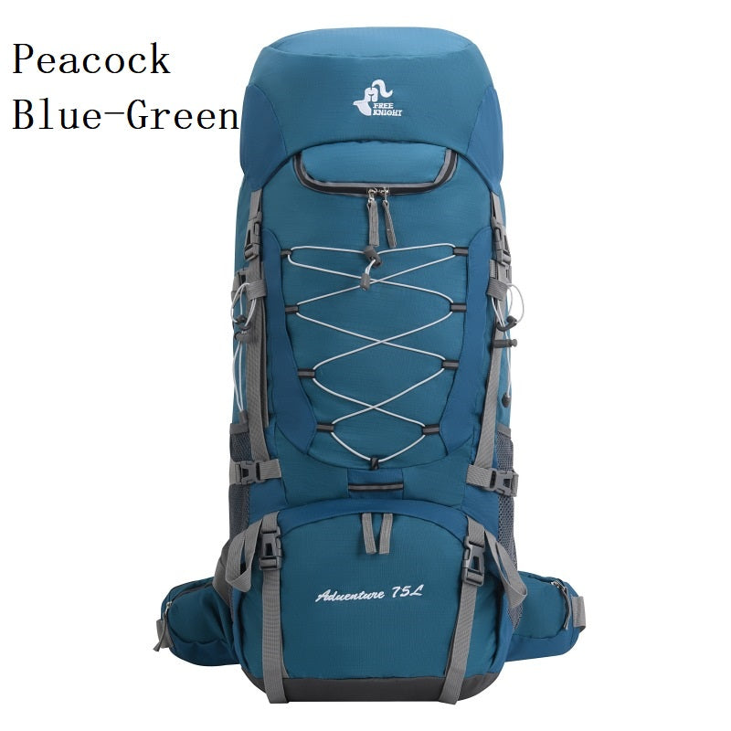 75L Camping & Hiking Backpack – Outdoor Travel Mountaineering Pack with Rain Cover