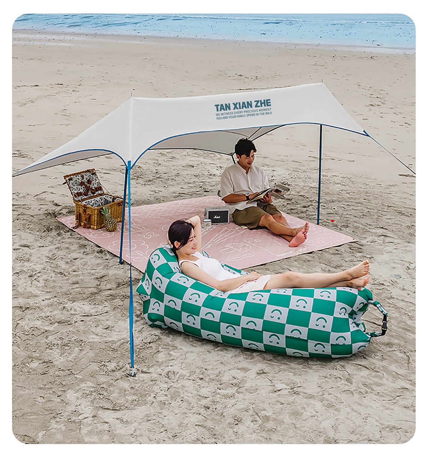 Canopy Tent – Ultra-Lightweight Outdoor Camping Shade with Silver Coating