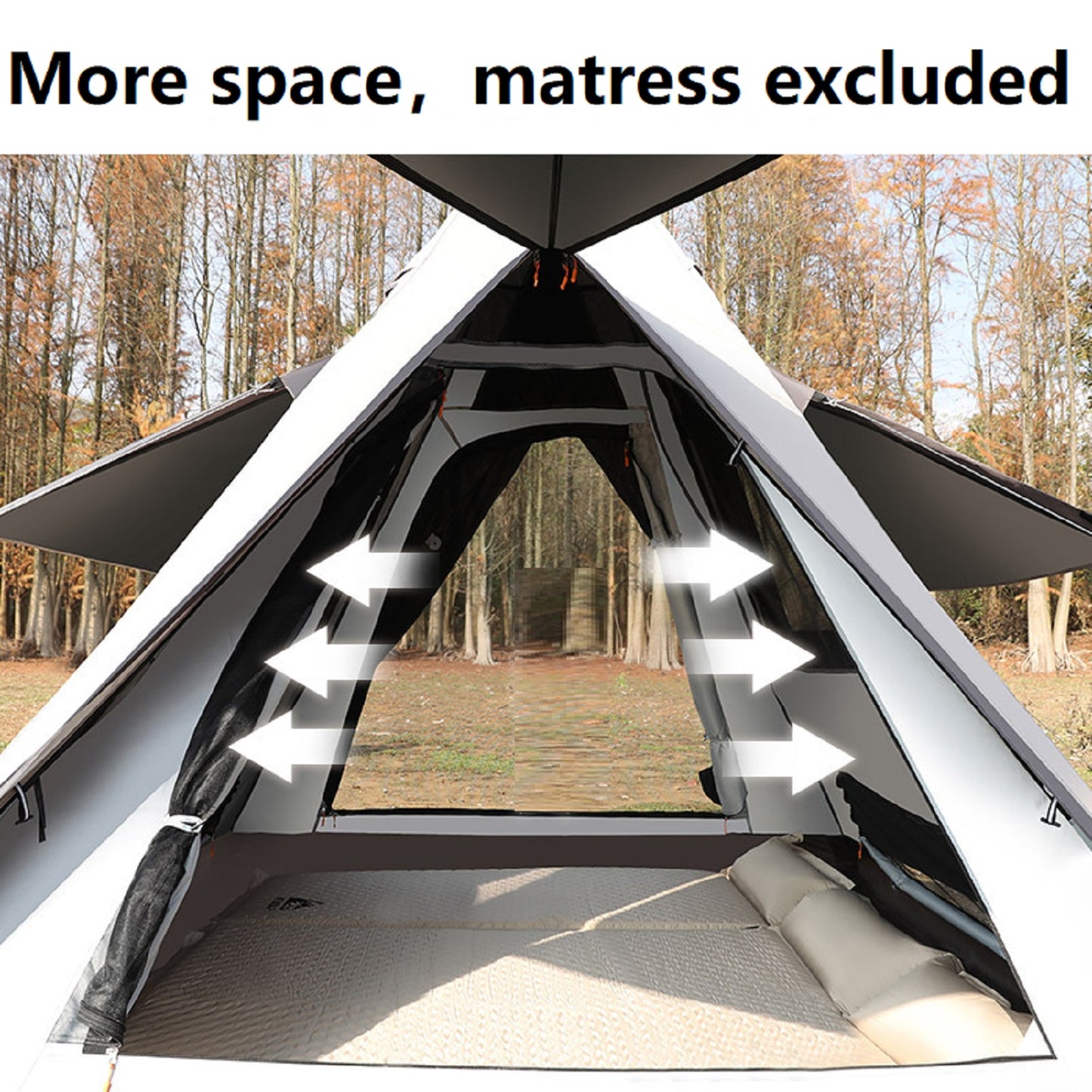 Automatic Pyramid Double-Layer Outdoor Camping Tent