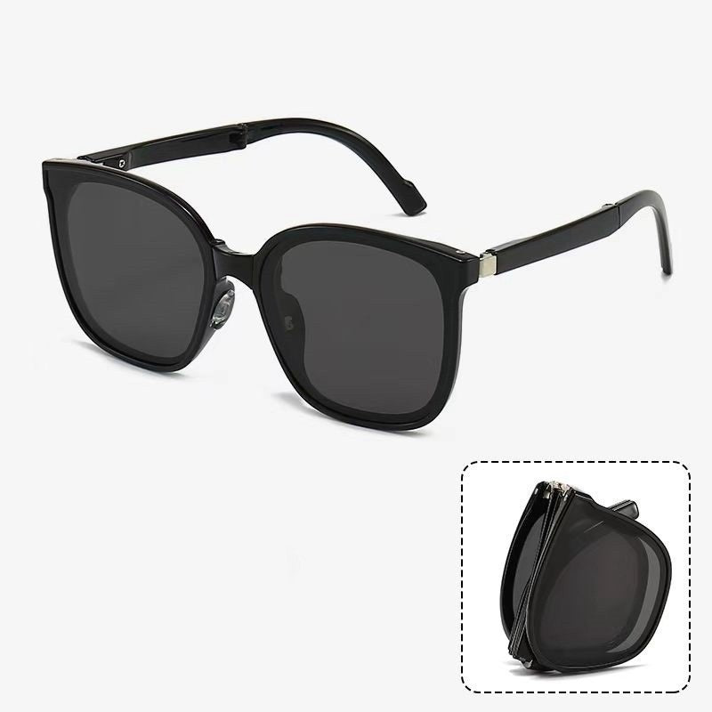 Ecotrek Polarised Folding Square Sunglasses – UV380 Lightweight Travel Shades LX17-21